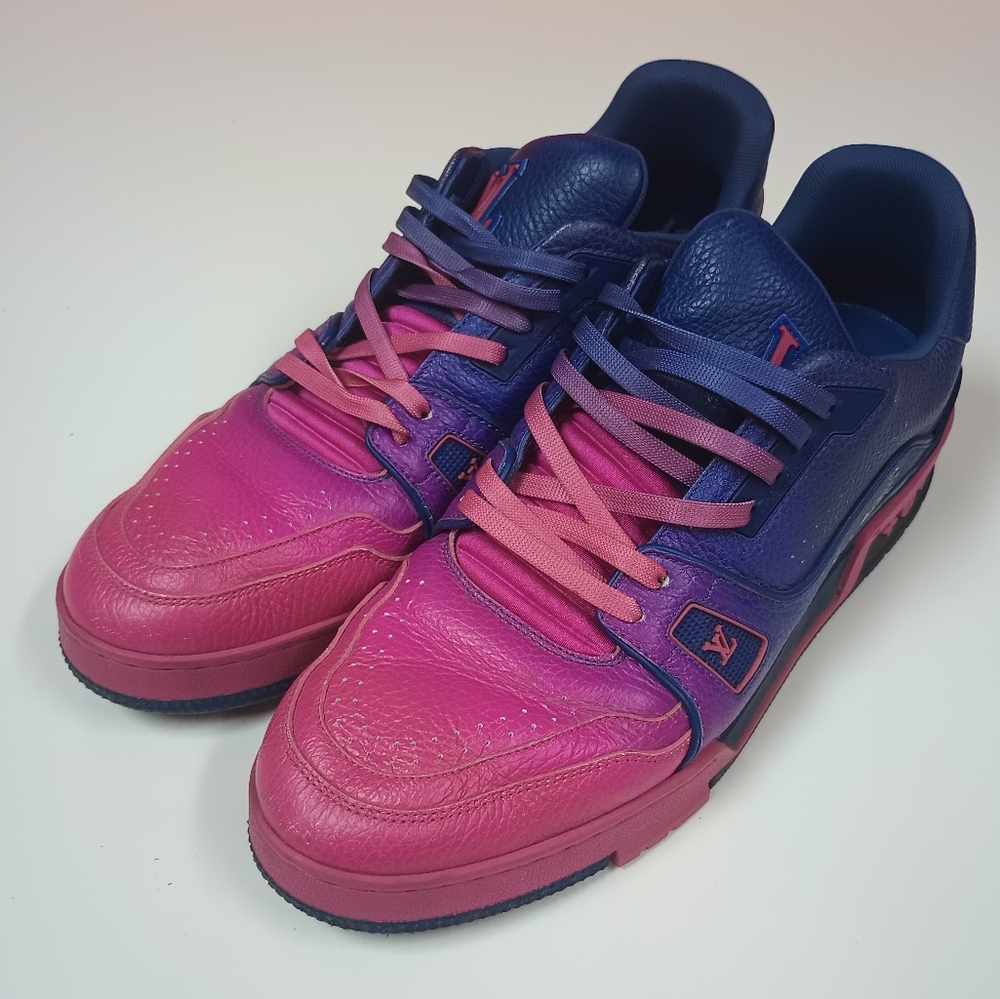 Louis Vuitton Purple Pink Fade Trainer Pink Ombre - Picture 3 of 11